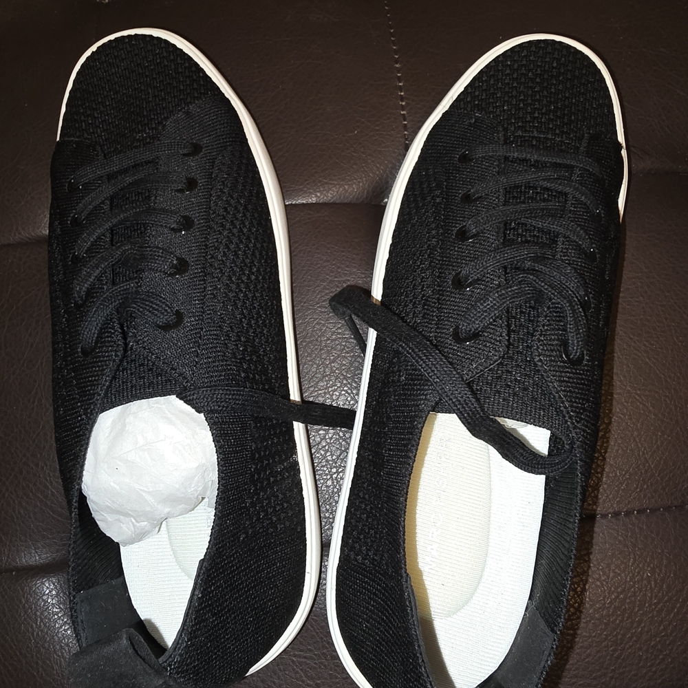 Black Knit Sneakers Marc Fisher